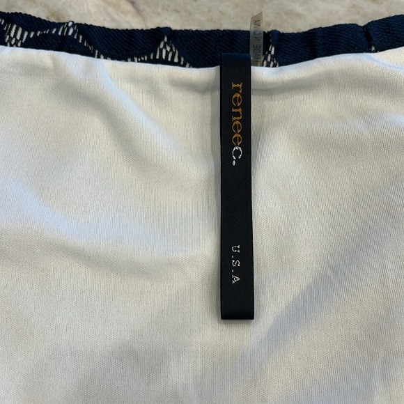 Stitch Fix Renee‎ C | Maybell Lace Detail Skirt | Navy/White | Petite Large (LP) - Picture 8 of 12